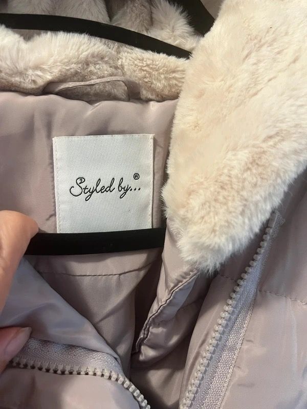 Padded Coat With Faux Fur Hood image 2